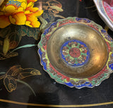 Small Vintage Brass Asian Style Ashtray