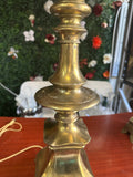 Vintage Large Heavy Brass Table Lamp