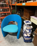 Blue and White Chinoiserie Elephant Plant Stand