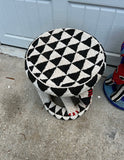 Hand Beaded African Style Decorative Stool