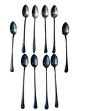 Tall Southern Silver Iced Tea Spoons- Set of 10