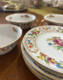 Noritake Dresdena Floral Plates and Bowls- Set of 10