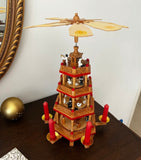 Vintage German Christmas Pyramid Candleholder