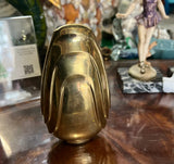 Small Brass Abstract Style Vase