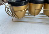 Mid Century Vintage, Coffee Set With Display Tray