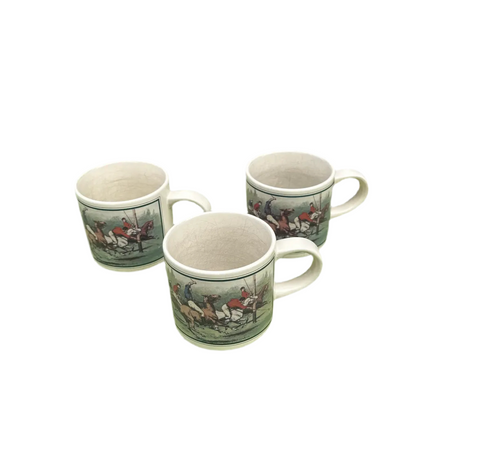 Trio of Equestrian Mugs