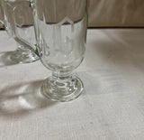 1970s Collection of "G" Monogrammed Glasses With Handles- Set of 4