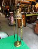 Vintage Brass Fireplace Tools and Holder