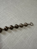 Sterling Silver Stamped Bubble Bracelet