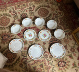 Noritake Dresdena Floral Plates and Bowls- Set of 10