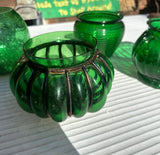Instant Collection of Green Glass Catchalls