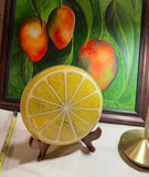 Vintage Lucite Lemon Trivet