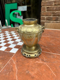 Antique Greek Key Brass Urn