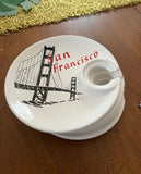Collection of City Ceramic Plates- Set of 8