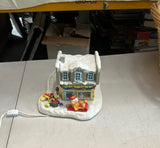 Pair of Garfield Themed Christmas Village Houses