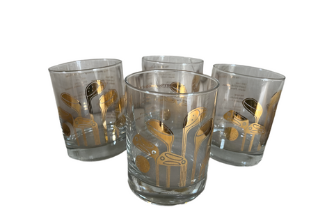 Gold Golf Detailed Cups