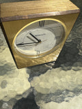 Tiffany's Gold Office Clock