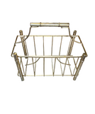 Brass Mid Century Modern Magazine Rack
