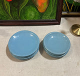 Collection of Blue Ceramic Plates- Set of 8
