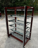 Vintage Polo Ralph Lauren Display Store Shelf on Wheels