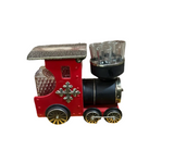 Vintage Train Bottle and Shot Glass Holder- Set of 6