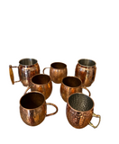 Collection of Copper Moscow Mule Cups- Set of 7