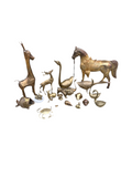 Large Collection of Brass Animals- Set of 21