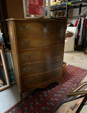 Large Wooden Mid-Century Chest of Drawers