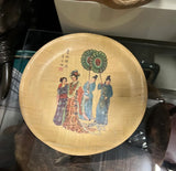 Asian Bamboo Lightweight Decorative Plate
