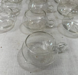 1970s Collection of Small Round Cups With Handles- Set of 10