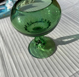 Viking Princess Flowerlite Emerald Glass Cup