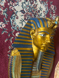Large Wooden Egyptian Gold Painted Wall Hanging