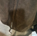 90's Vintage Sanoma Brown Leather Jacket