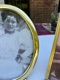 Pair of Vintage African American Photos in Gold Frames