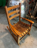 Petite Children’s Wooden Vintage Rocking Chair