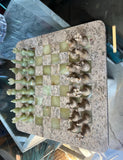 Onyx Stone Chess Set and Board- Set of 33