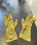 Pair of Vintage Yellow Gloves
