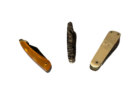 Mother of Pearl Mini Knives Instant Collection of 3
