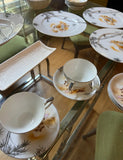 Collection of Asian Style Plates and Serving Pieces- Set of 21