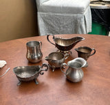 Instant Collection of Silver Creamer Cups- Set of 6