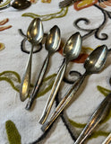 Collection of Silver Rough Edged Spoons- Set of 7