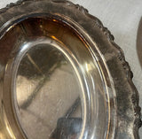 Pair of Silver Oval Decorative Trays