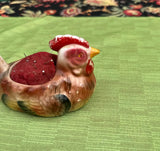 Small Ceramic Chicken Pin Cushion