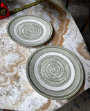 Schonfeld Kiln Pair of “El Verde” Plates
