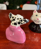 Eccentric Cat and Dog Ceramic Salt and Pepper Shakers
