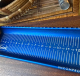 Vintage Ketch Blue Metal Shoe Sizer