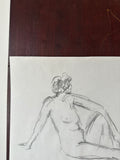 Contemporary Nudist Drawing With Posed Women