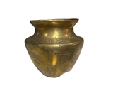 Small Brass Urn With Etched Details