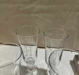 Collection of "H" Monogrammed Tall Glasses- Set of 4