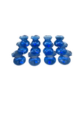 Collection of Twelve Blue Decorative Cups